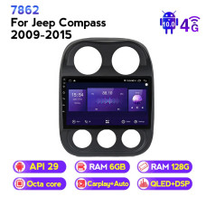Штатна магнітола JEEP COMPASS (2009-2015) NAVIFLY NF6128-810