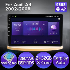 Штатна магнітола AUDI A4 (2002-2008) NAVIFLY NF232G-457