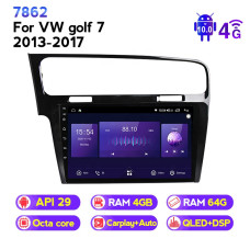 Штатна магнітола VOLKSWAGEN GOLF 7 (2013-2017) NAVIFLY NF464-469