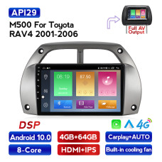 Штатна магнітола TOYOTA RAV4 (2001-2006) ECOBOOST FFT500-1089
