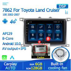 Штатна магнітола TOYOTA LAND CRUISER 100 (2002-2007) ECOBOOST FFT820-1091