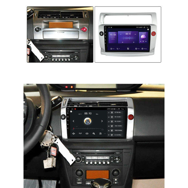 Штатна магнітола CITROEN C4 (2004-2014) NAVIFLY NF464-152
