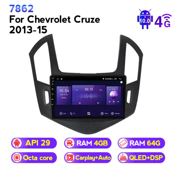 Штатна магнітола CHEVROLET CRUZE (2012-2015) NAVIFLY NF464-240