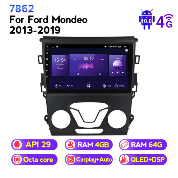 Штатна магнітола FORD MONDEO (2013-2016) NAVIFLY NF464-1329